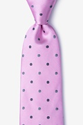 Grizzly Pink Extra Long Tie Photo (0)