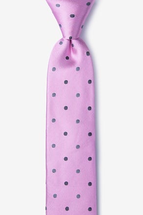 _Grizzly Pink Skinny Tie_