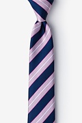 Hainan Pink Skinny Tie Photo (0)