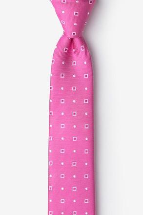 Kangaroo Pink Skinny Tie