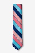 Know the Ropes Pink Skinny Tie Photo (1)