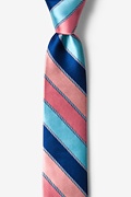 Know the Ropes Pink Skinny Tie Photo (0)
