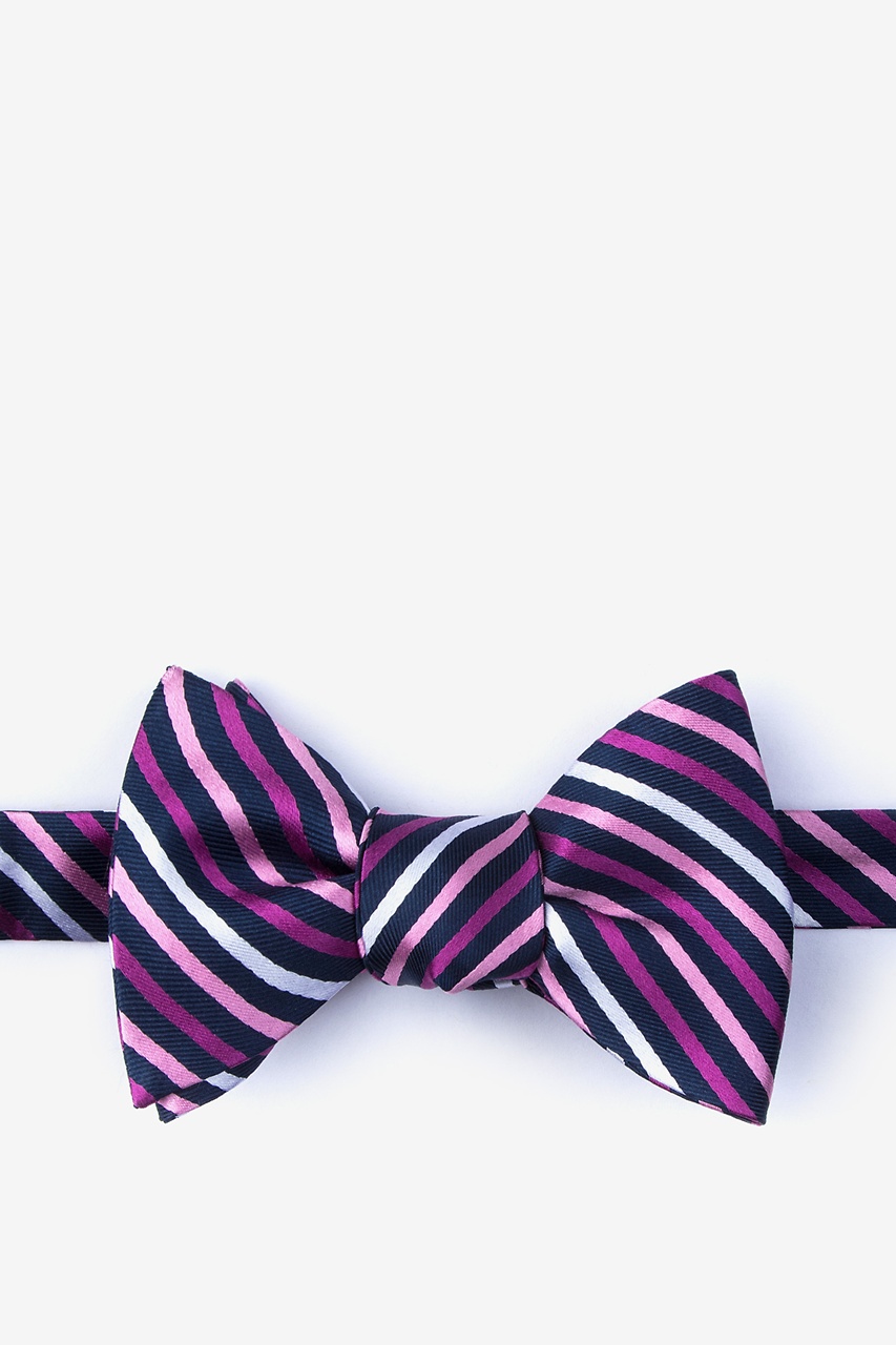 Lee Pink Self-Tie Bow Tie Photo (0)