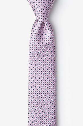 Madagascar Pink Skinny Tie