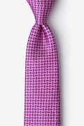Majorca Pink Extra Long Tie Photo (0)