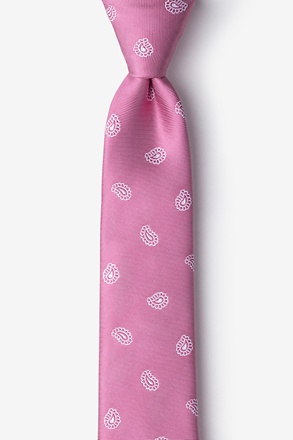 _Margarita Pink Skinny Tie_