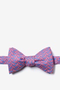 Micro Sharks Pink Self-Tie Bow Tie Photo (0)