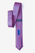 Micro Sharks Pink Skinny Tie Photo (1)