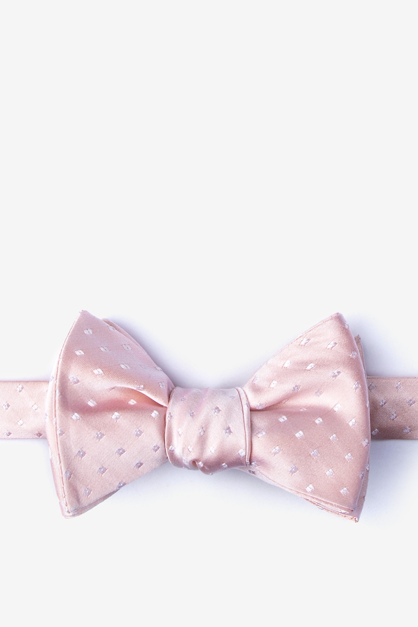 Misool Pink Self-Tie Bow Tie Photo (0)