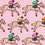 Pink Silk One Horse Race Tie
