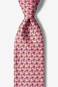 One Horse Race Pink Tie Photo (0)