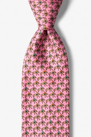 _One Horse Race Pink Tie_