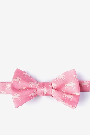 Photo Finish Pink Self-Tie Bow Tie