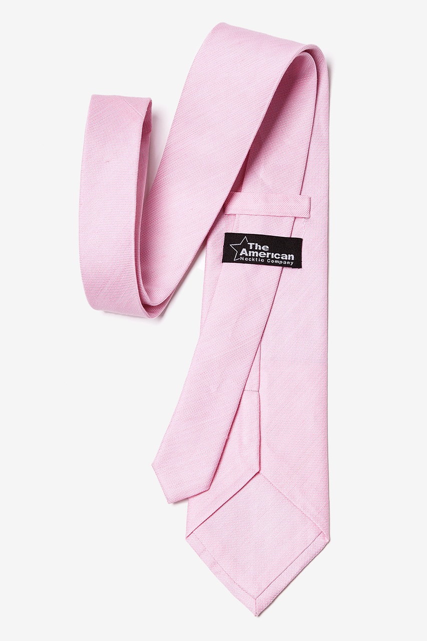 Pink Silk Cornell Extra Long Tie