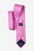 Pink Solid Stitch Extra Long Tie Photo (1)