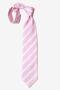 Pink Stanford Extra Long Tie Photo (3)