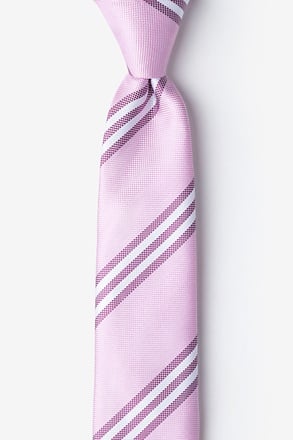 Pioneer Pink Skinny Tie