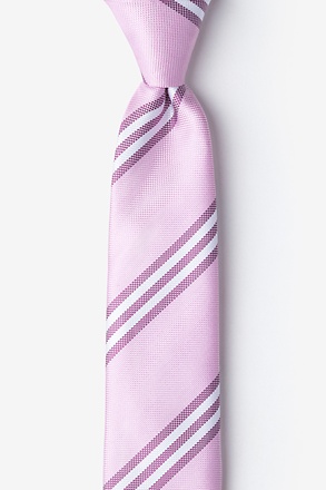 Pioneer Pink Skinny Tie