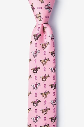 _Race for the Cure Pink Skinny Tie_