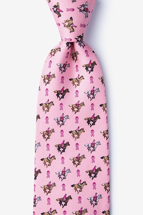 Race for the cure Pink Tie