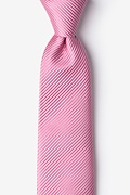 Rene Pink Extra Long Tie Photo (0)