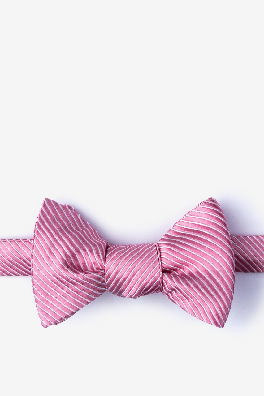 Rene Pink Self-Tie Bow Tie Photo (0)