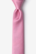 Rene Pink Skinny Tie Photo (0)