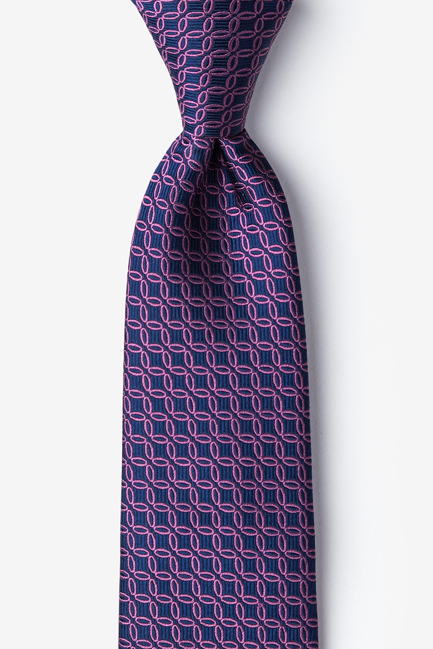 Pink Silk Rhodes Extra Long Tie | Ties.com
