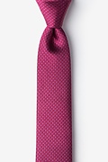 Spaatz Pink Skinny Tie Photo (0)