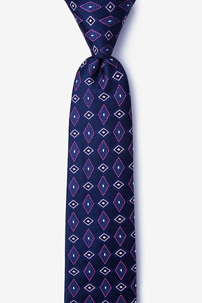Willow Pink Skinny Tie