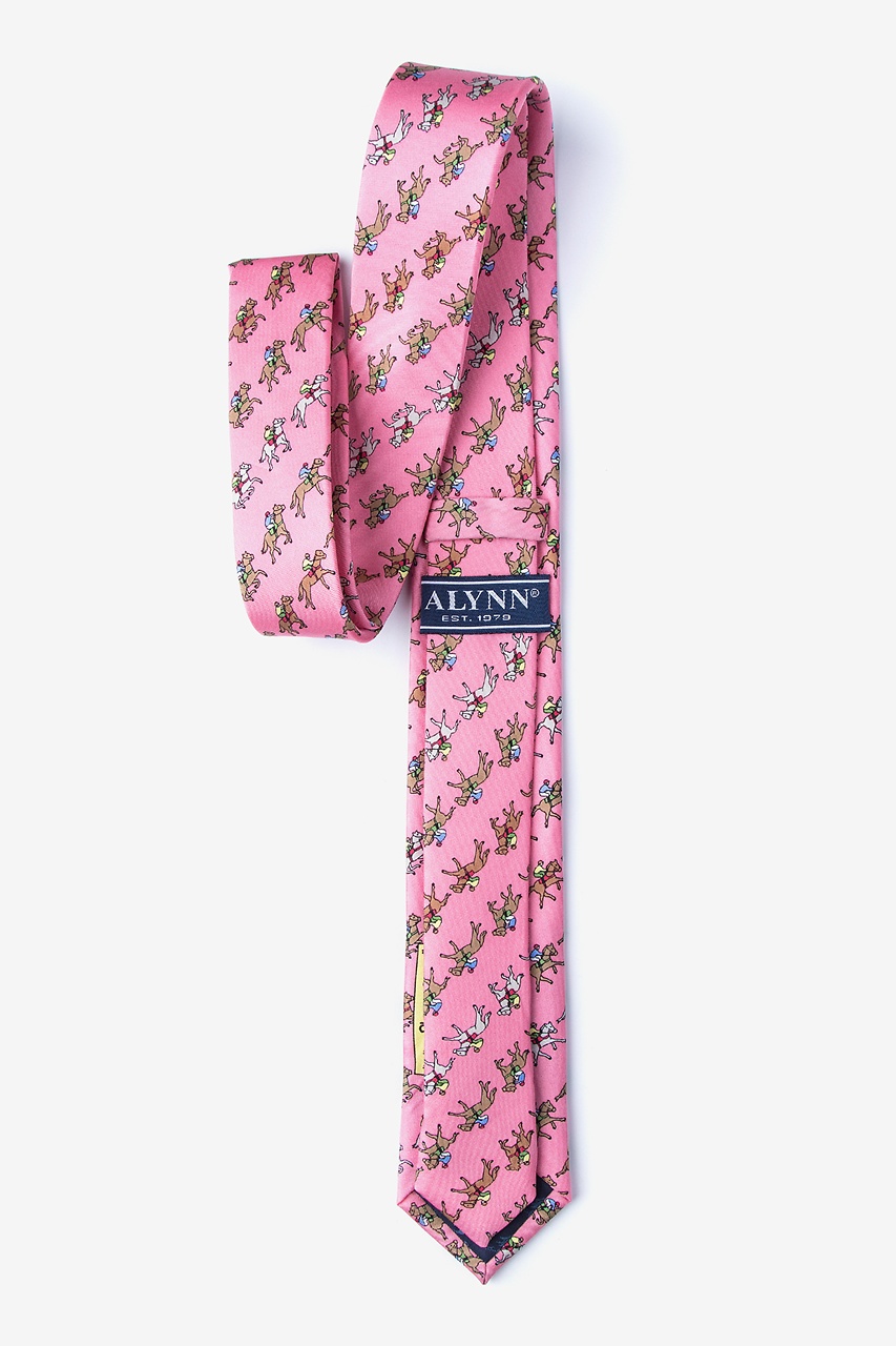 Win, Place, Show Pink Skinny Tie Photo (1)
