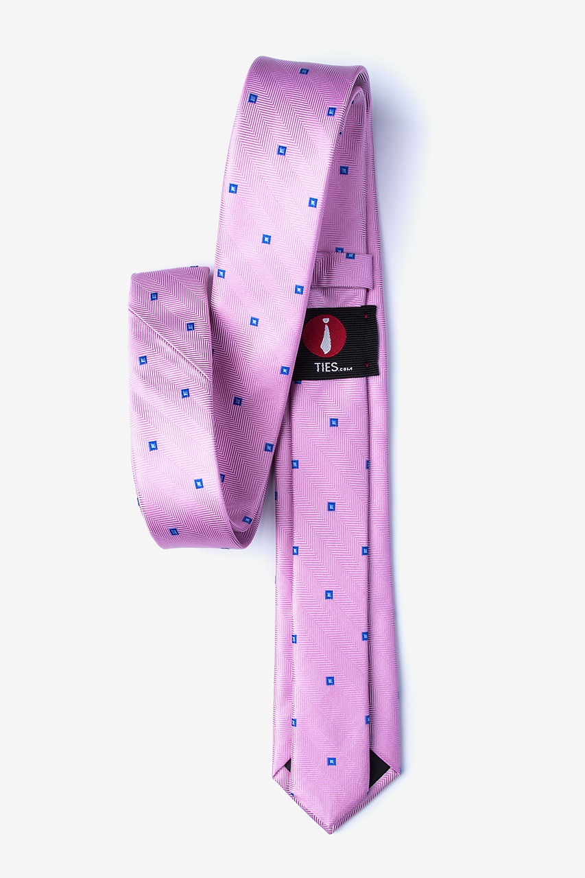 Wooley Pink Skinny Tie Photo (1)