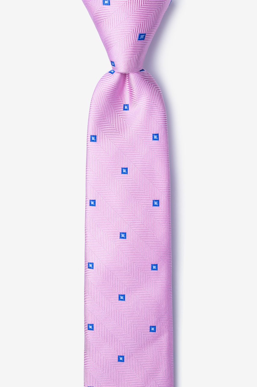 Wooley Pink Skinny Tie Photo (0)