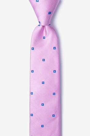 Wooley Pink Skinny Tie