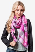Pink Bently Plaid Scarf Photo (2)