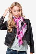 Pink Bently Plaid Scarf Photo (4)