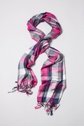 Pink Check Please Scarf Photo (0)
