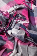 Pink Check Please Scarf Photo (1)