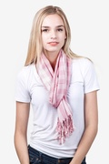 Pink Picnic Check Scarf Photo (3)