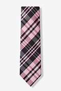 Pink Budapest Plaid Tie Photo (1)