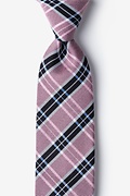 Pink Vienna Plaid Tie Photo (0)