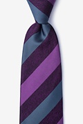 Dee Plum Extra Long Tie Photo (0)