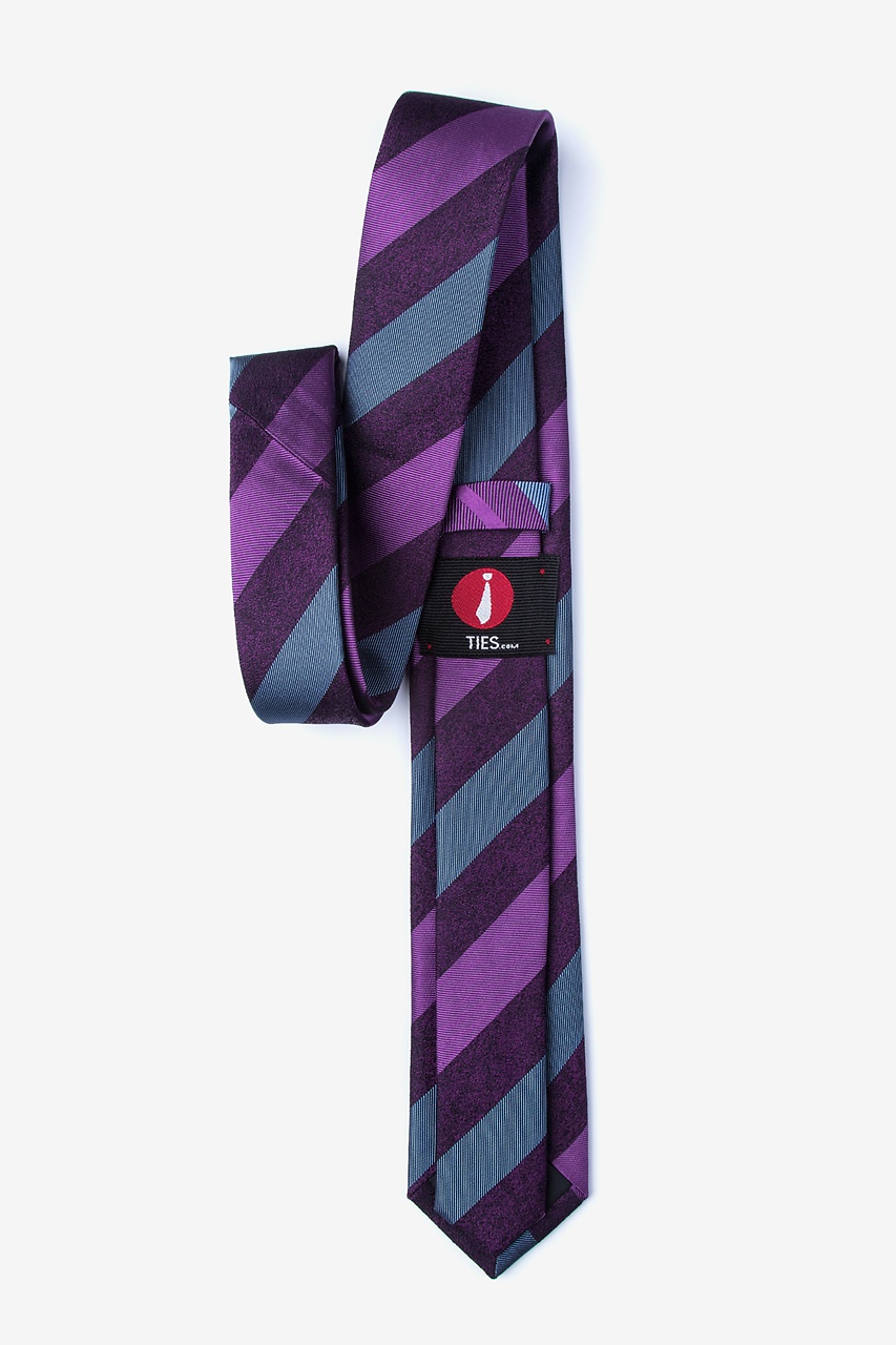 Plum Silk Dee Skinny Tie | Ties.com