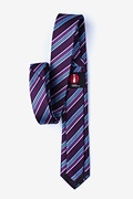 Feale Plum Skinny Tie Photo (1)