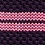 Plum Silk Roman Stripe Knit Skinny Tie