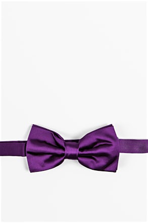 Plum Wine Pre-Tied Bow Tie