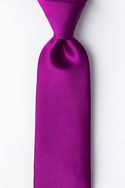 Plum Wine Microfiber Plum Wine Tie