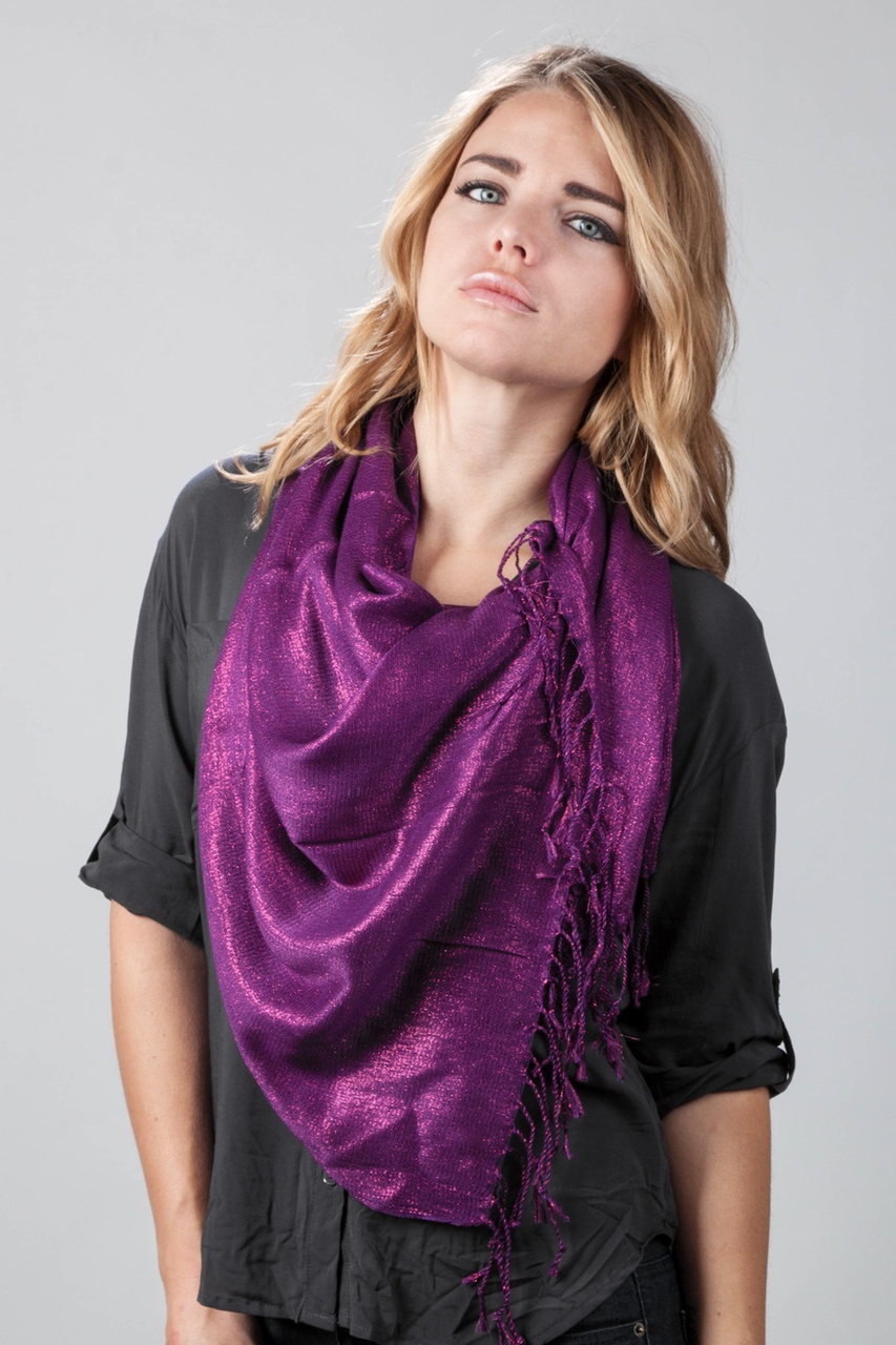 Purple Razzle Dazzle Scarf | Fashion Scarves | Scarves.com