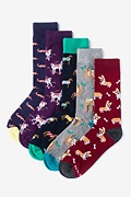 Animal Lover Purple Sock Pack Photo (0)