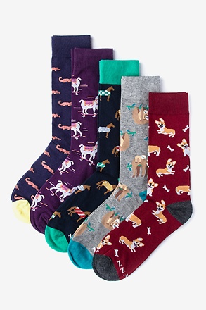 _Animal Lover Purple Sock Pack_